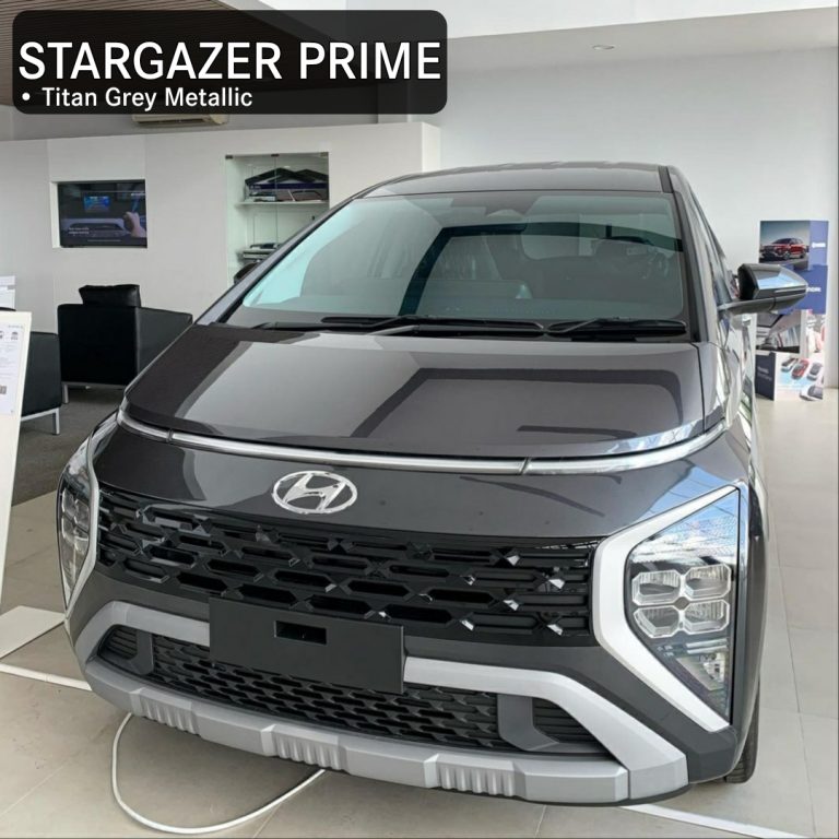Hyundai New Stargazer Prime 2025 Titan Gray Metallic